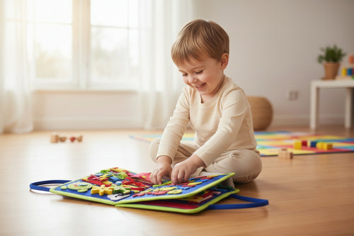 Busy Book - Interaktiv Lärbok för Små Händer