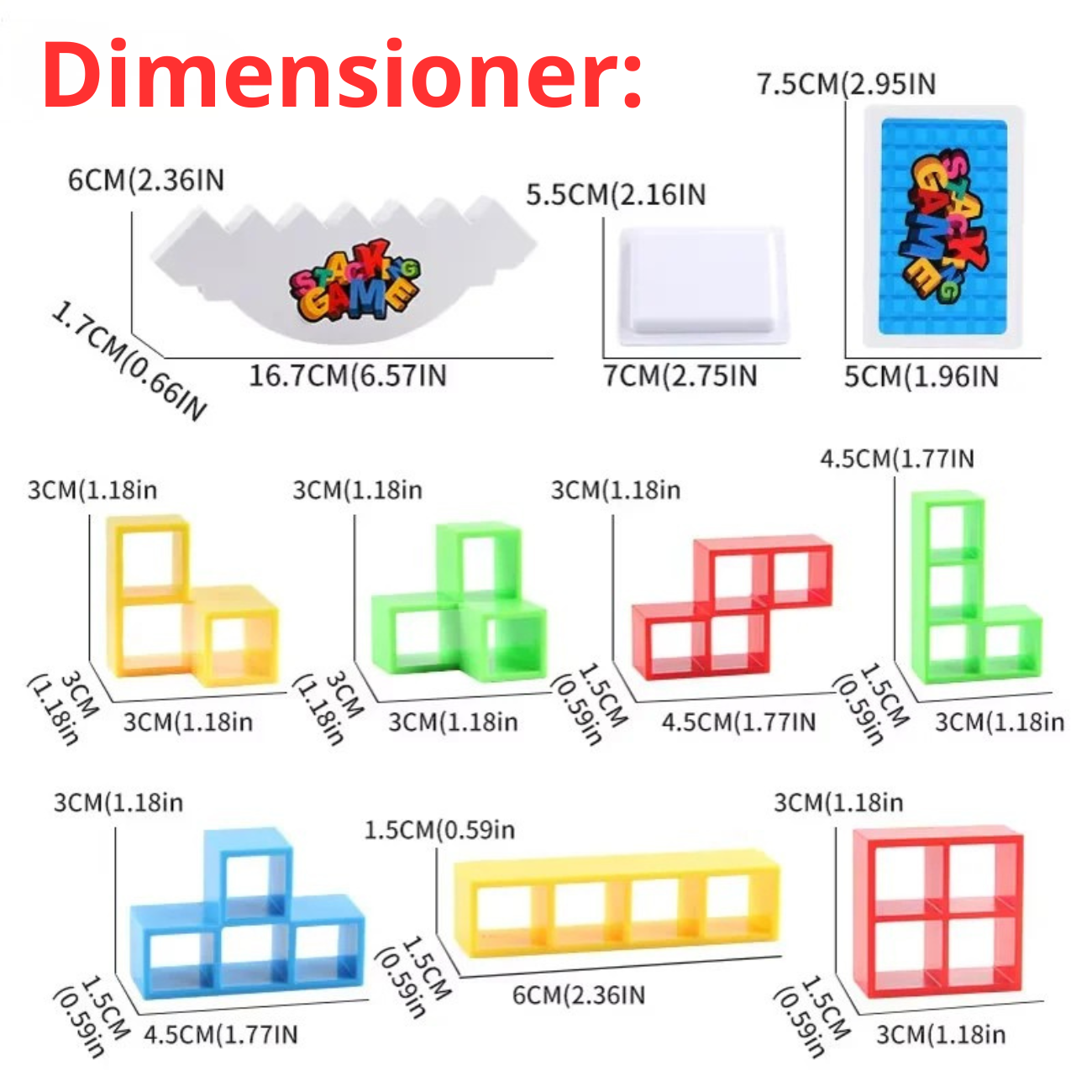 Stacking Game - Stapelklossar
