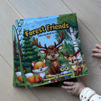 Skogens Vänner - Målarbok för Barn