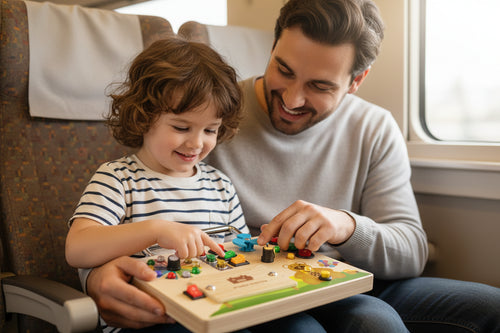 LED Busy Board i Trä