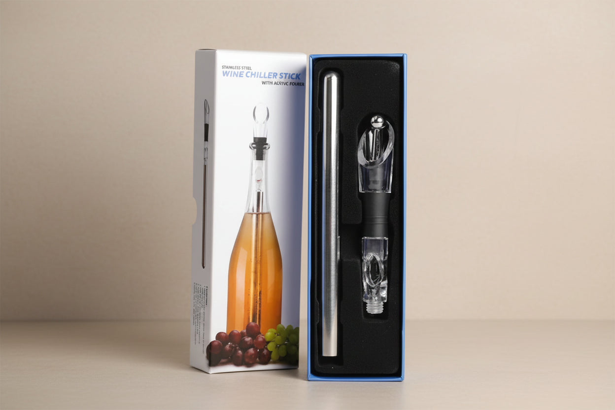 Unwind™ Vinflaskkylare i Rostfritt Stål