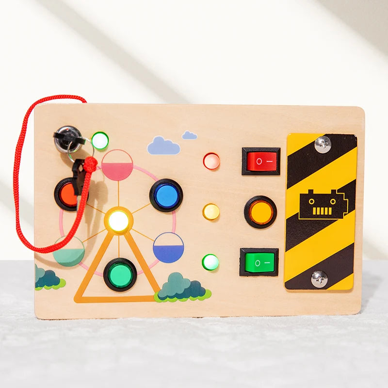 LED Busy Board i Trä