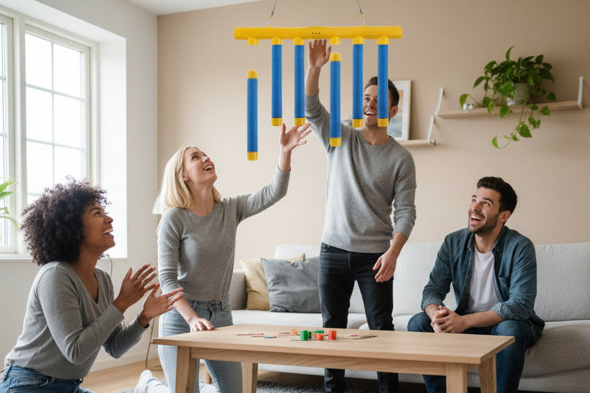 Fånga Pinnarna Reaktionsspel - Roligt Familjespel