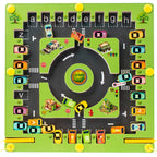 Montessori Magnetiskt Alfabetspel i Trä – Pedagogisk Labyrintleksak