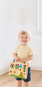 LED Busy Board i Trä