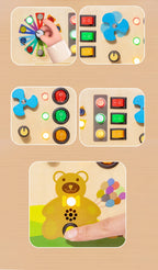 LED Busy Board i Trä